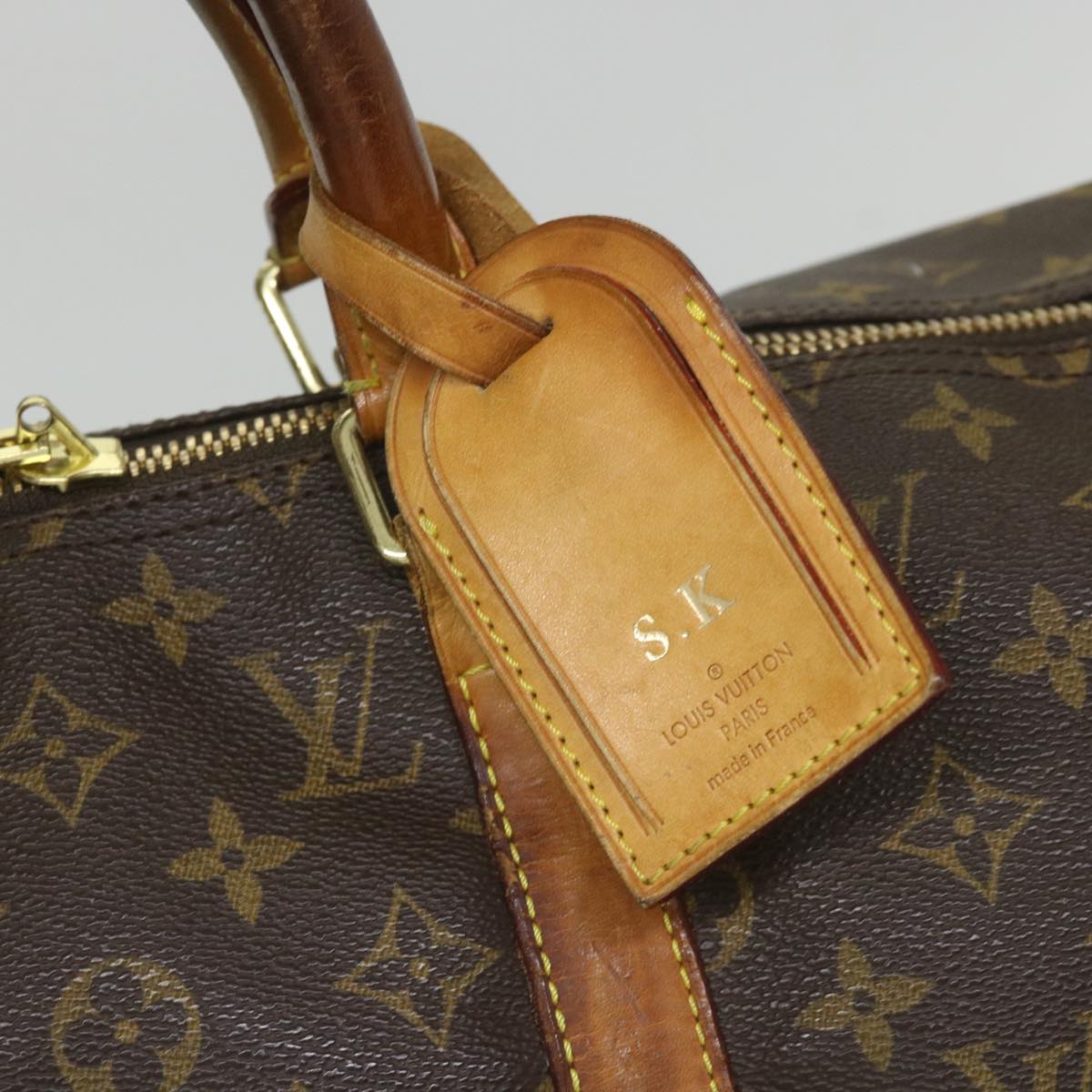 LOUIS VUITTON Monogram Keepall 50 Boston Bag M41426 LV Auth 56513