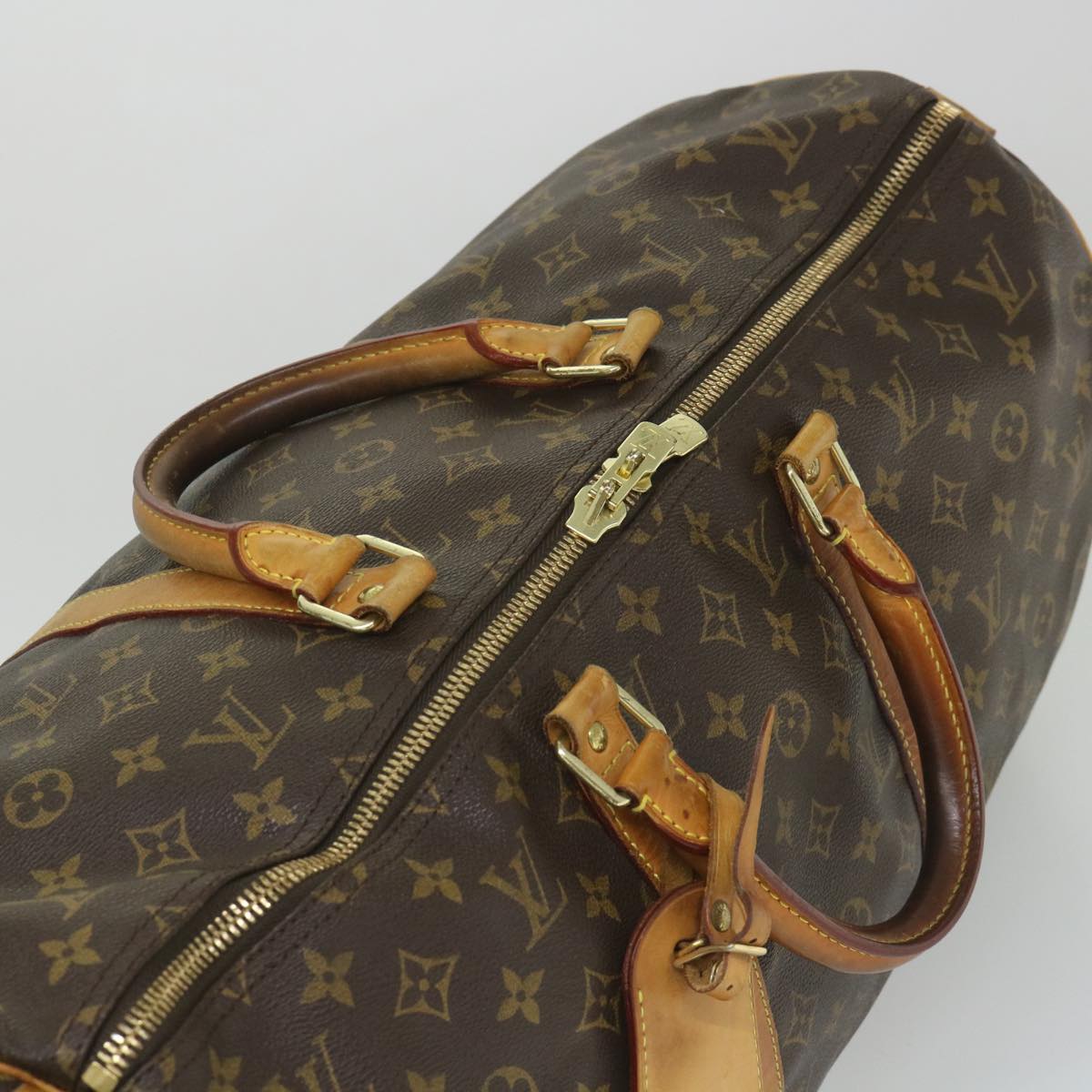 LOUIS VUITTON Monogram Keepall 50 Boston Bag M41426 LV Auth 56513