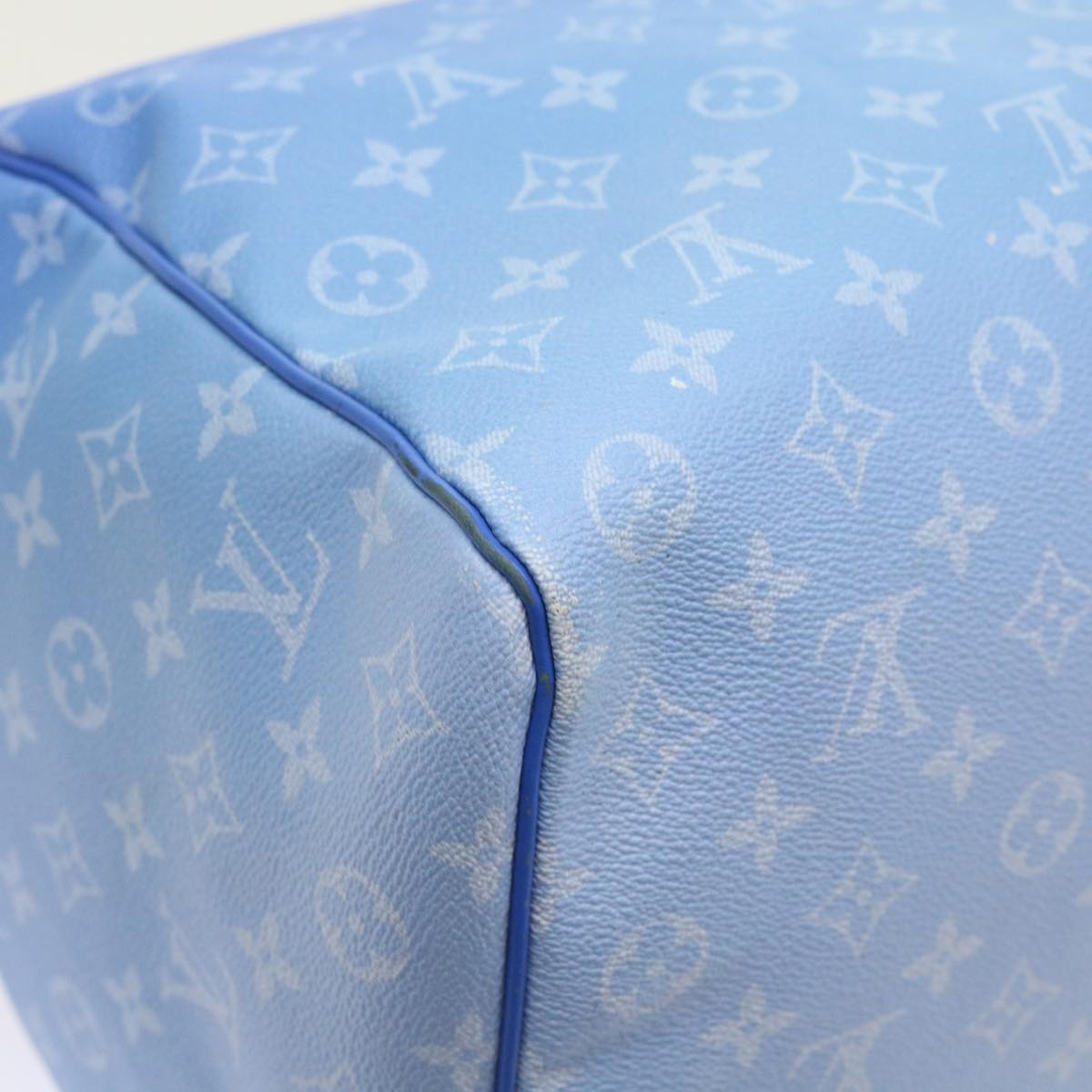 LOUIS VUITTON Monogram Clouds Keepall Bandouliere 50 Bag M45428 LV Auth 56645S