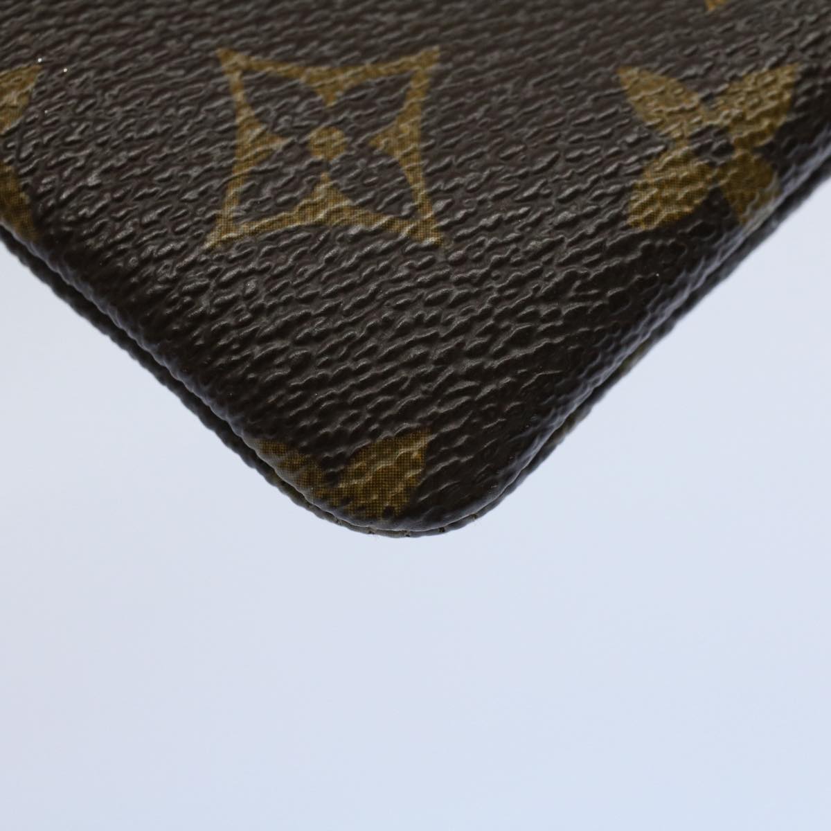 LOUIS VUITTON Monogram Pochette Cles Coin Purse M62650 LV Auth 56690