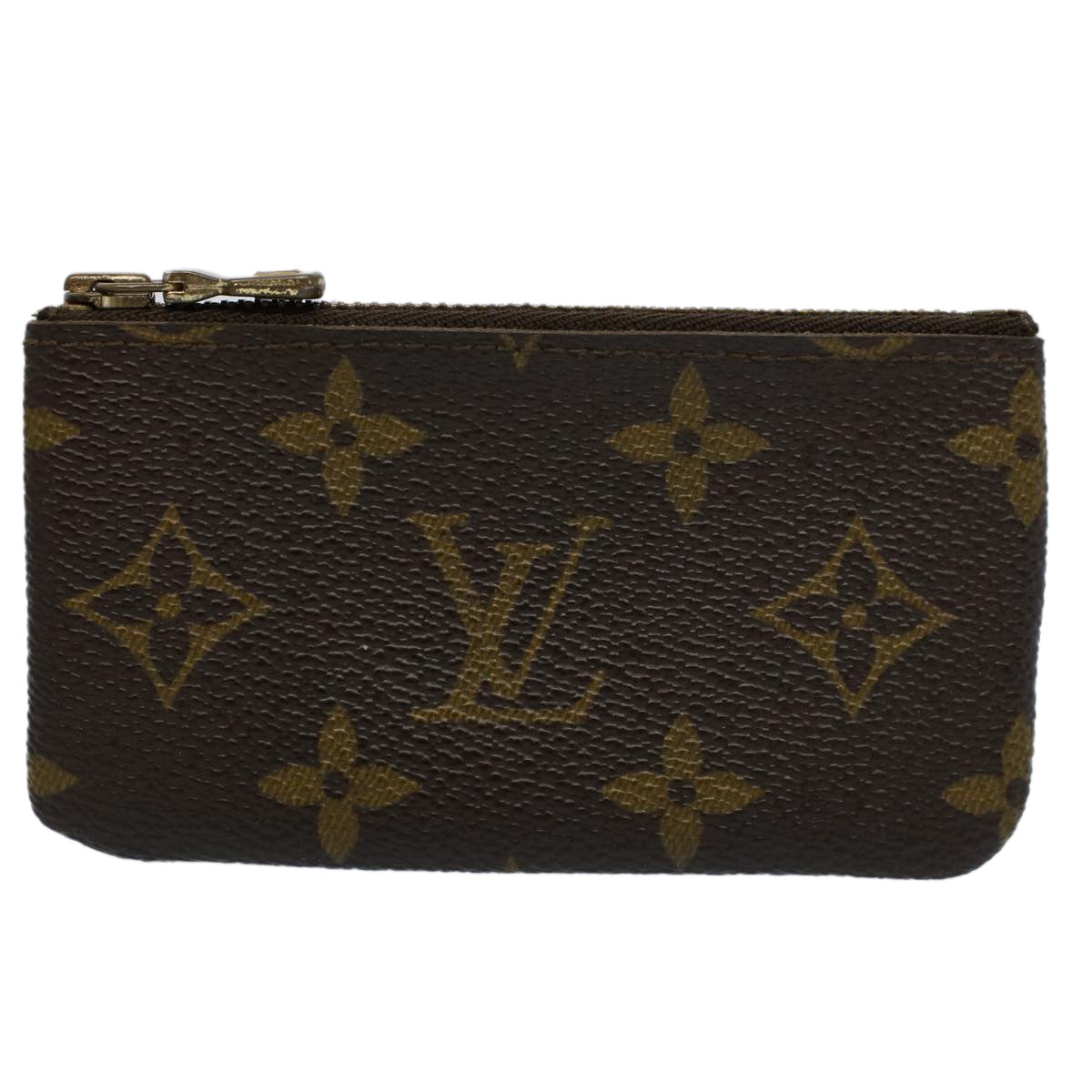 LOUIS VUITTON Monogram Pochette Cles Coin Purse M62650 LV Auth 56690