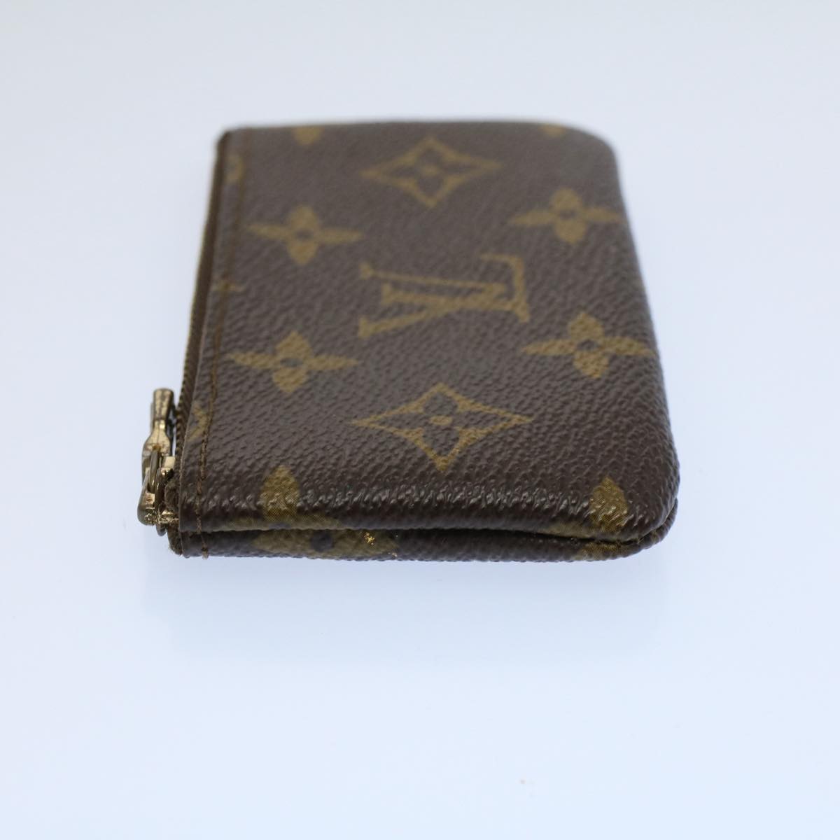 LOUIS VUITTON Monogram Pochette Cles Coin Purse M62650 LV Auth 56690