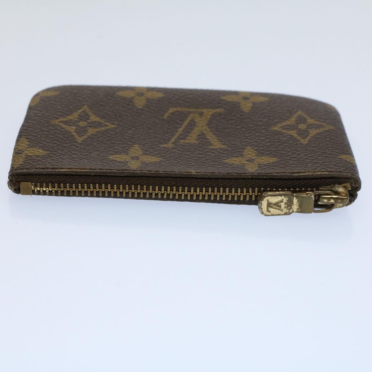 LOUIS VUITTON Monogram Pochette Cles Coin Purse M62650 LV Auth 56690