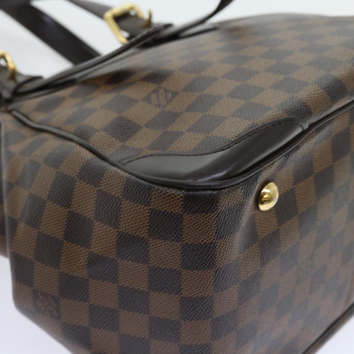 LOUIS VUITTON Damier Ebene Verona MM Shoulder Bag N41118 LV Auth 56722