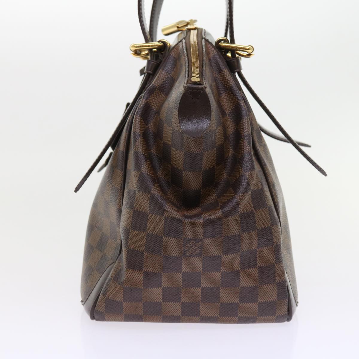 LOUIS VUITTON Damier Ebene Verona MM Shoulder Bag N41118 LV Auth 56722