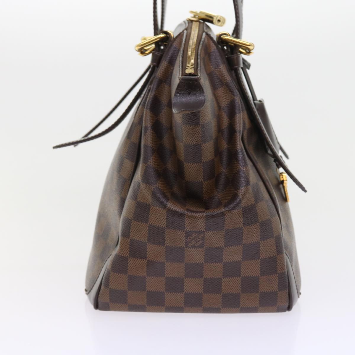 LOUIS VUITTON Damier Ebene Verona MM Shoulder Bag N41118 LV Auth 56722