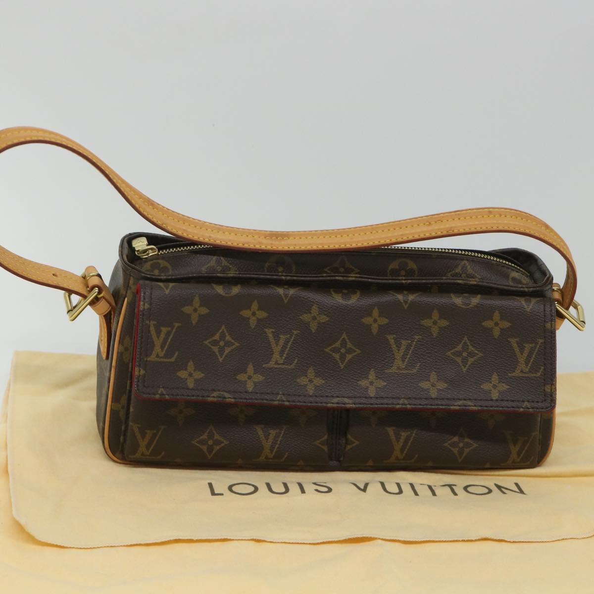 LOUIS VUITTON Monogram Viva Cite MM Shoulder Bag M51164 LV Auth 56730