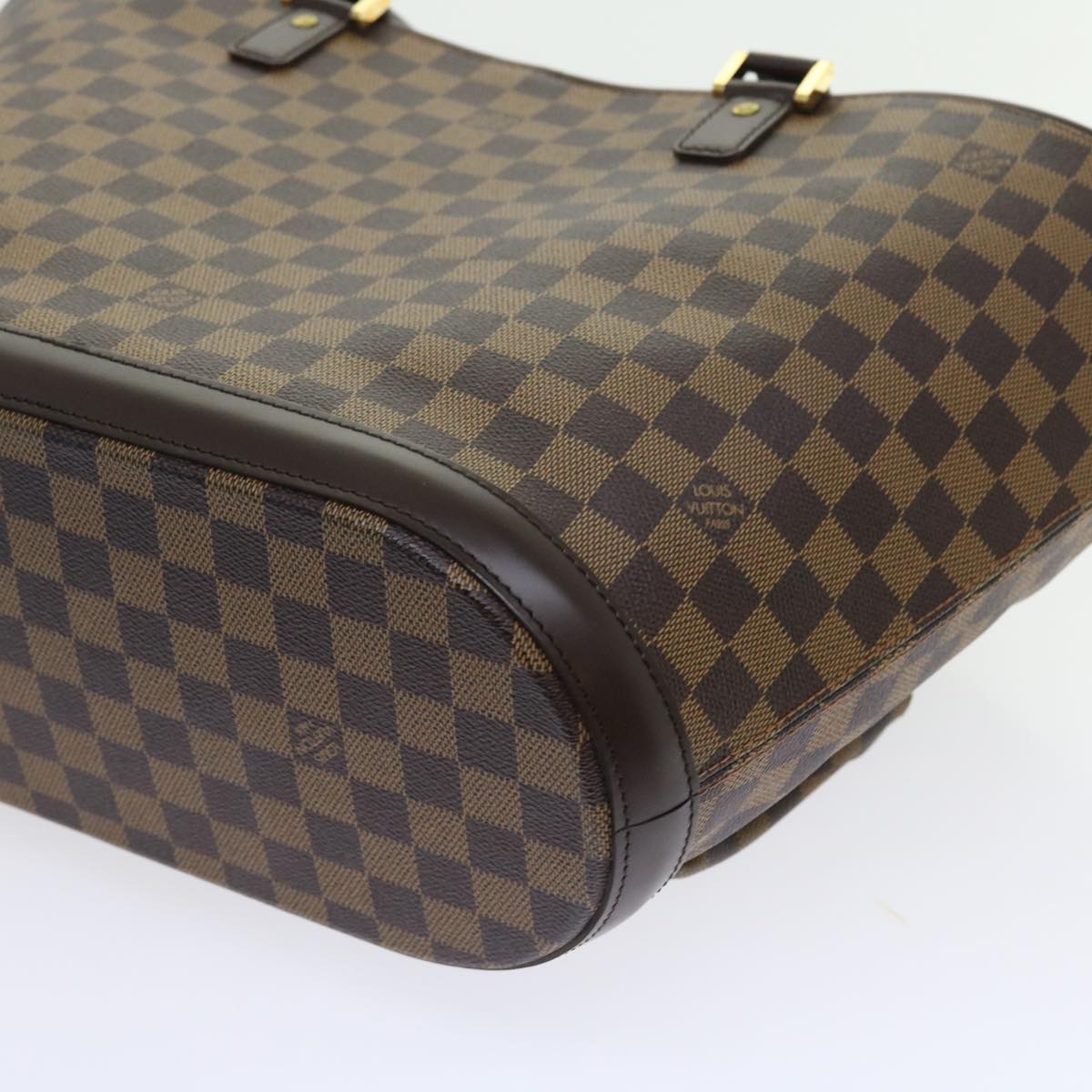 LOUIS VUITTON Damier Ebene Manosque GM Tote Bag N51120 LV Auth 56731A