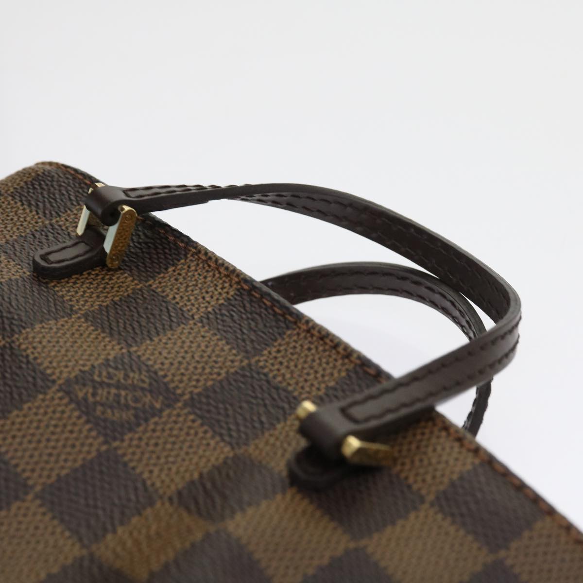 LOUIS VUITTON Damier Ebene Manosque GM Tote Bag N51120 LV Auth 56731A