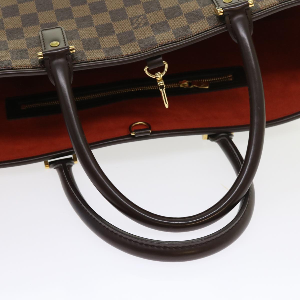 LOUIS VUITTON Damier Ebene Manosque GM Tote Bag N51120 LV Auth 56731A