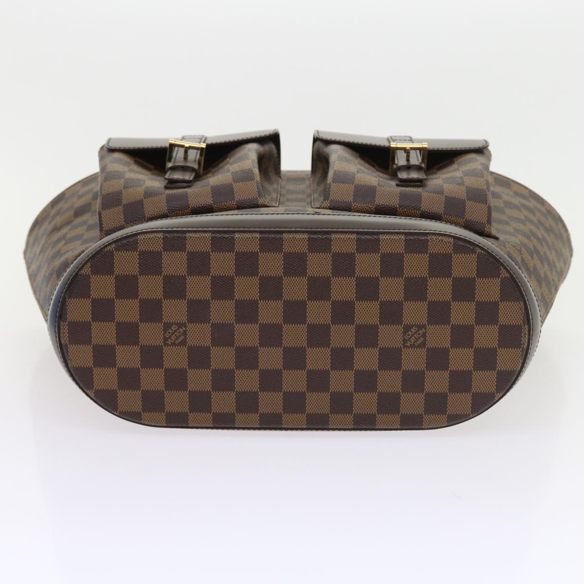 LOUIS VUITTON Damier Ebene Manosque GM Tote Bag N51120 LV Auth 56731A