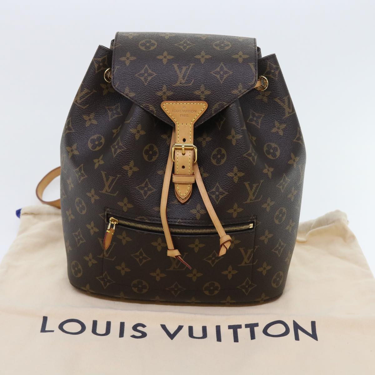LOUIS VUITTON Monogram Montsouris Backpack M43431 LV Auth 56733SAM
