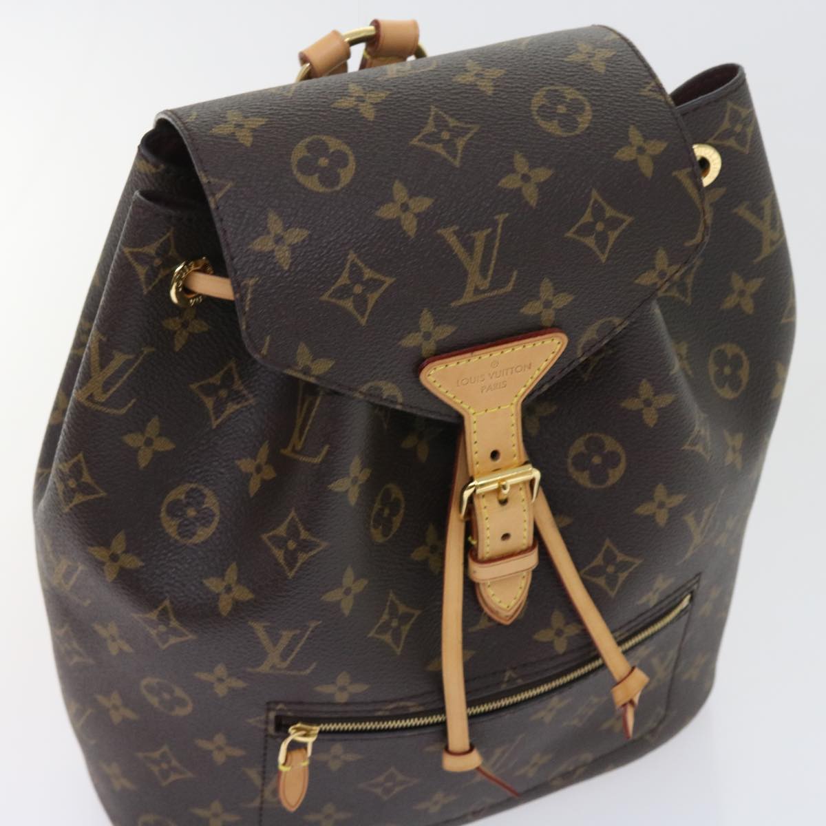 LOUIS VUITTON Monogram Montsouris Backpack M43431 LV Auth 56733SAM