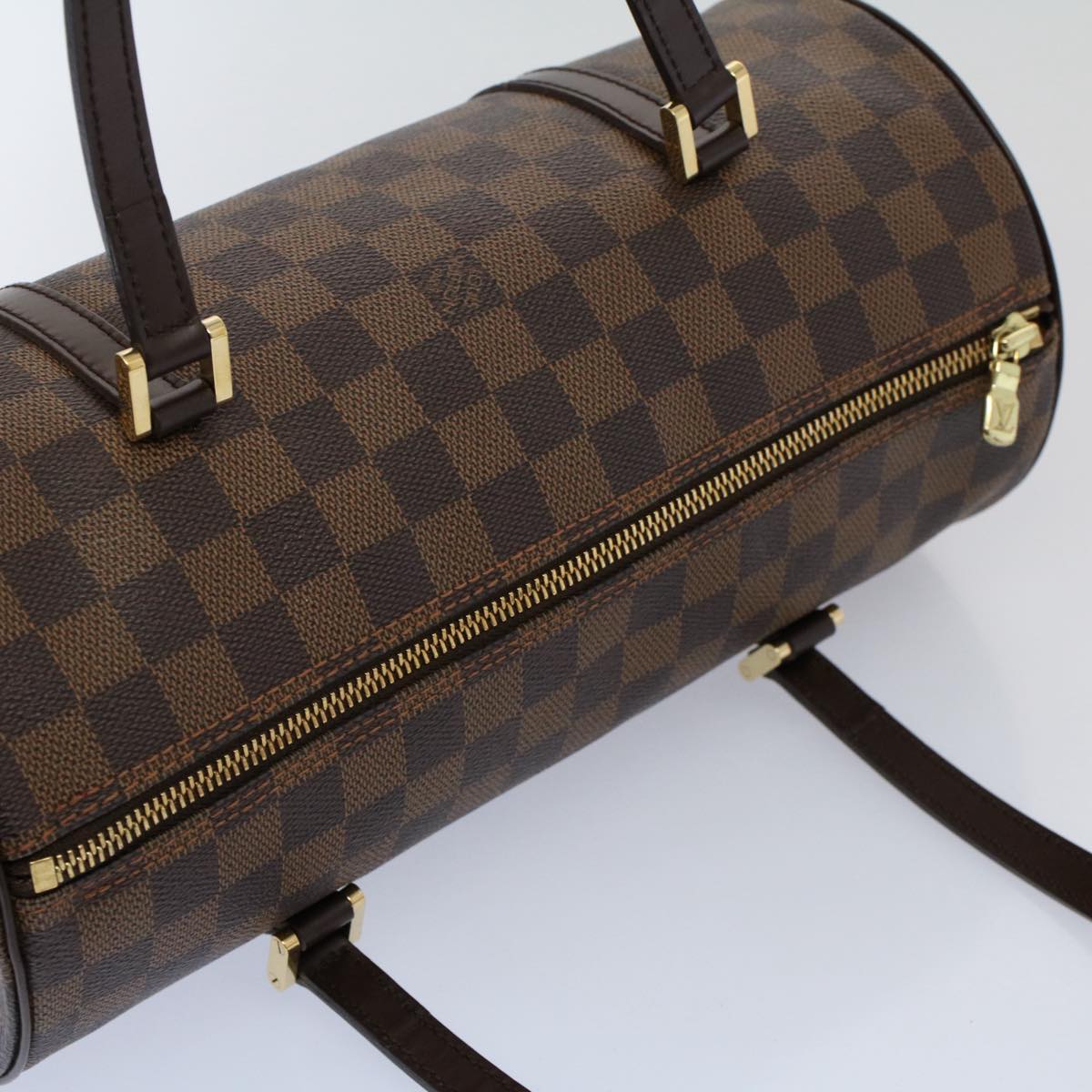 LOUIS VUITTON Damier Ebene Papillon 30 Hand Bag N51303 LV Auth 56747A