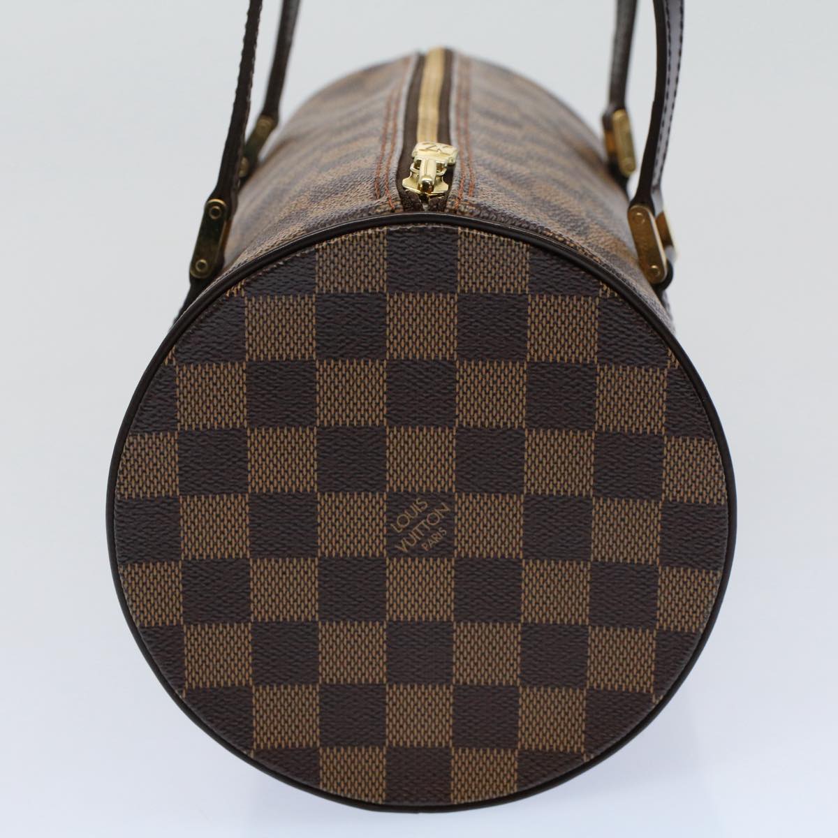 LOUIS VUITTON Damier Ebene Papillon 30 Hand Bag N51303 LV Auth 56748