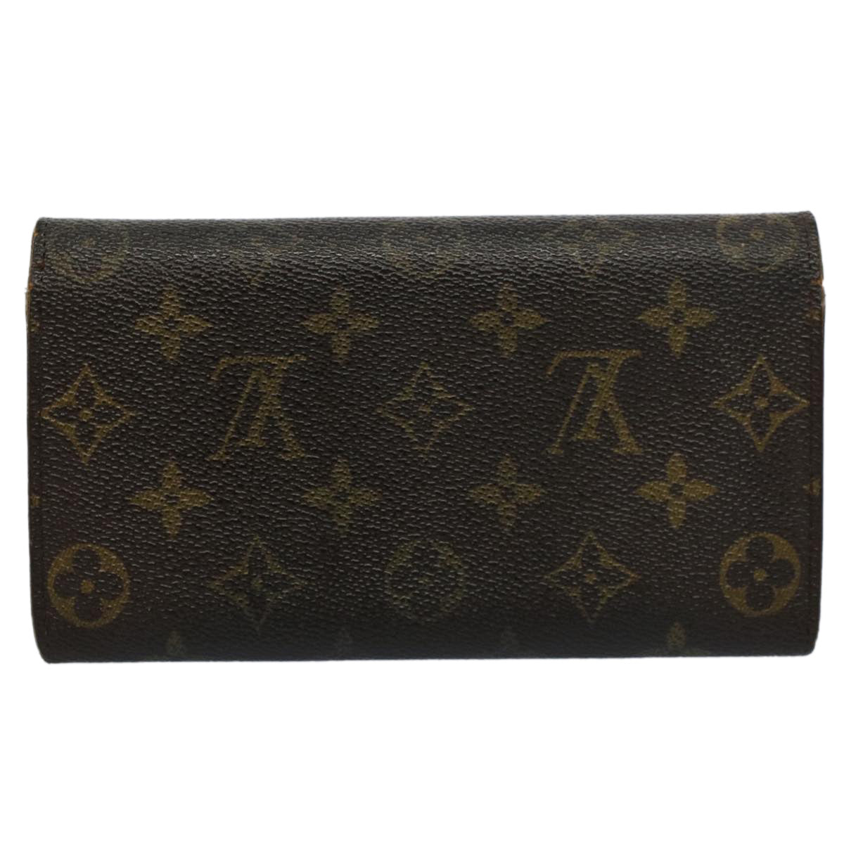 LOUIS VUITTON Monogram Portefeuille Sarah Long Wallet M60531 LV Auth 56788