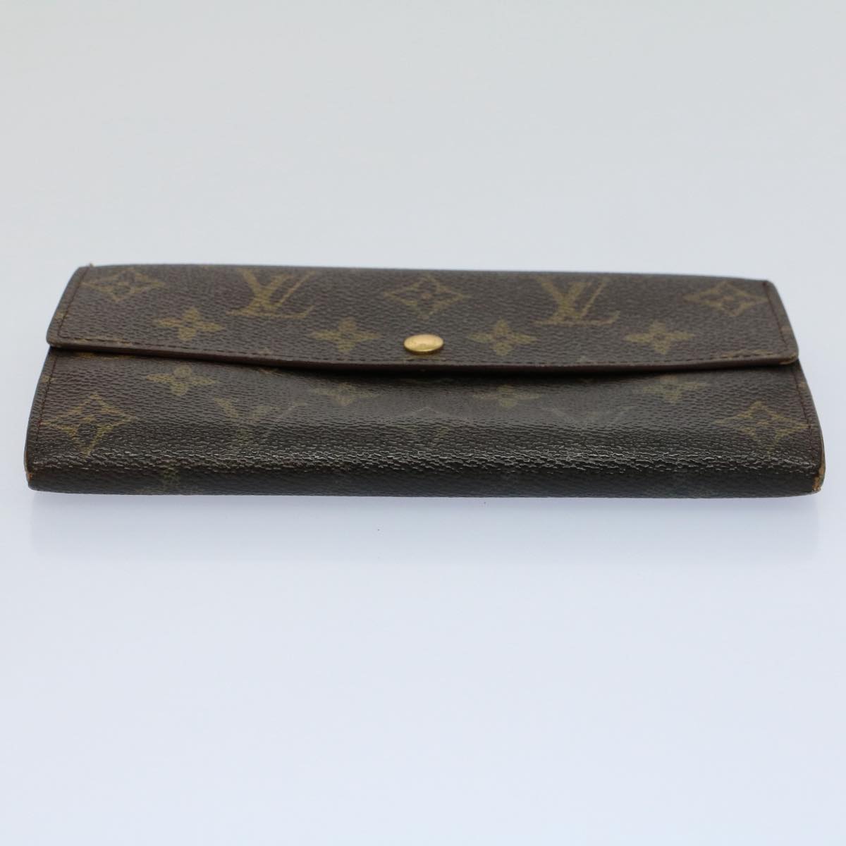 LOUIS VUITTON Monogram Portefeuille Sarah Long Wallet M60531 LV Auth 56788