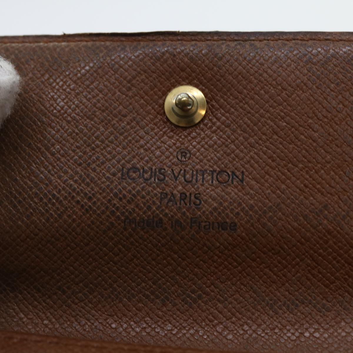 LOUIS VUITTON Monogram Portefeuille Elise Wallet M61654 LV Auth 56820