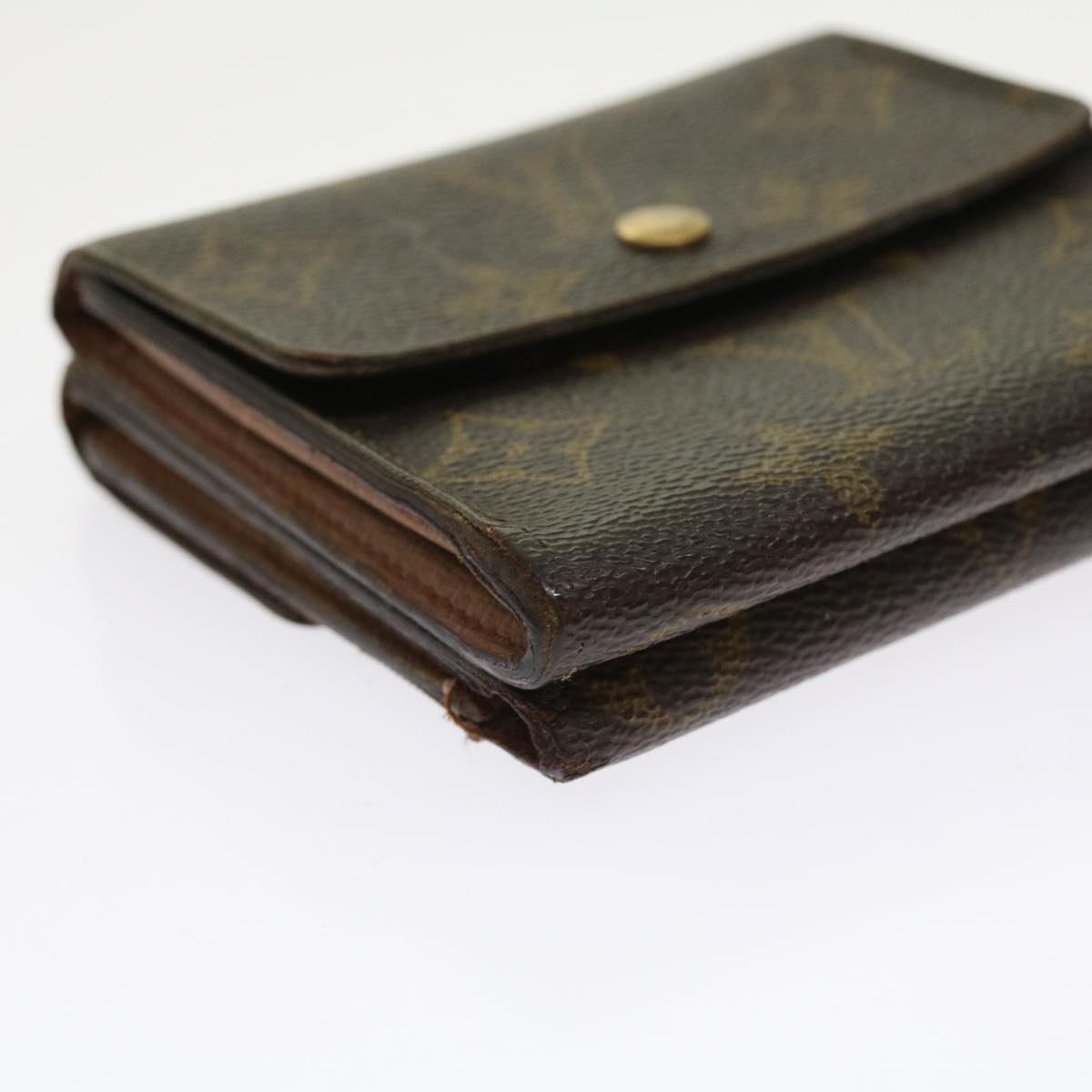 LOUIS VUITTON Monogram Portefeuille Elise Wallet M61654 LV Auth 56820