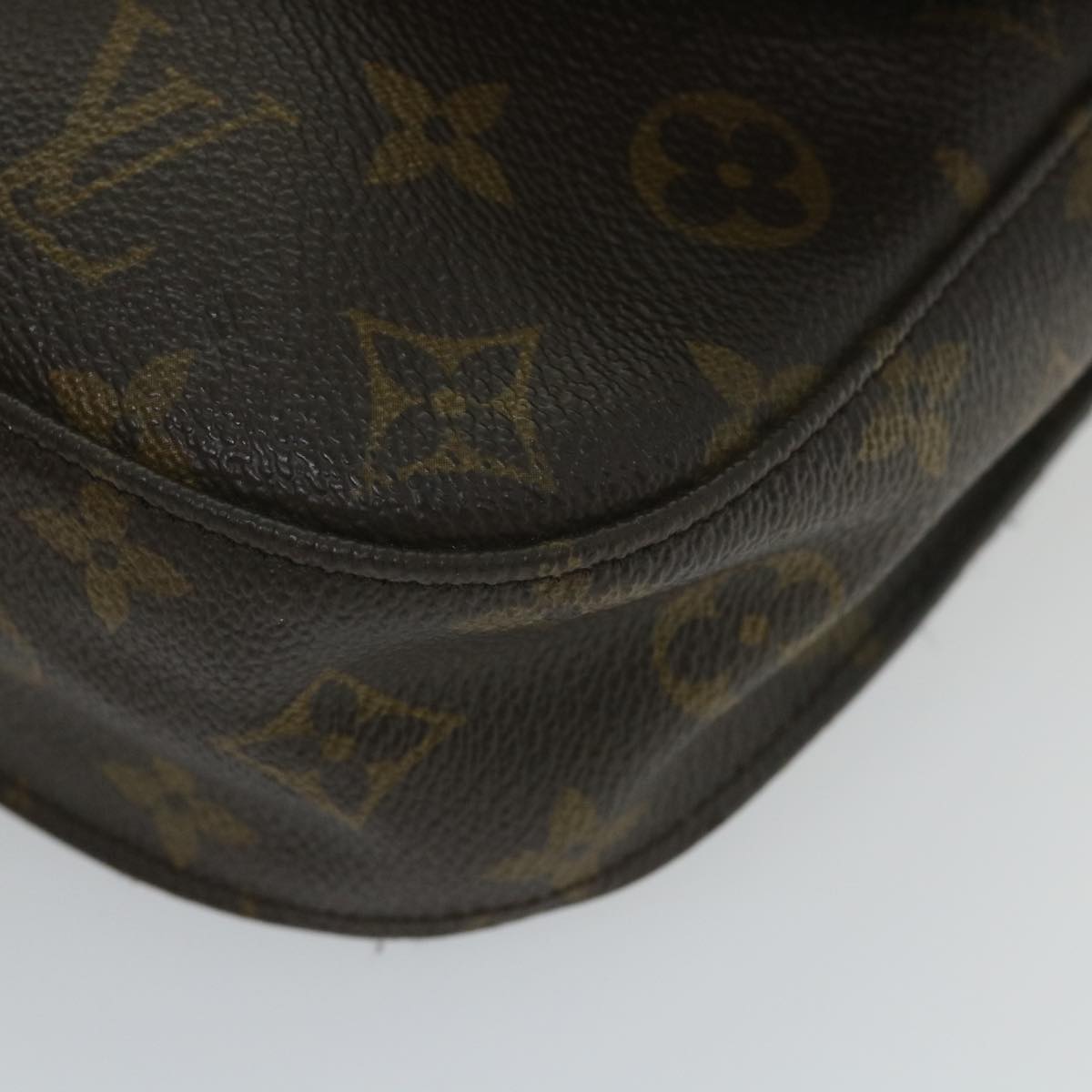 LOUIS VUITTON Monogram Saint Cloud MM Shoulder Bag M51243 LV Auth 56824