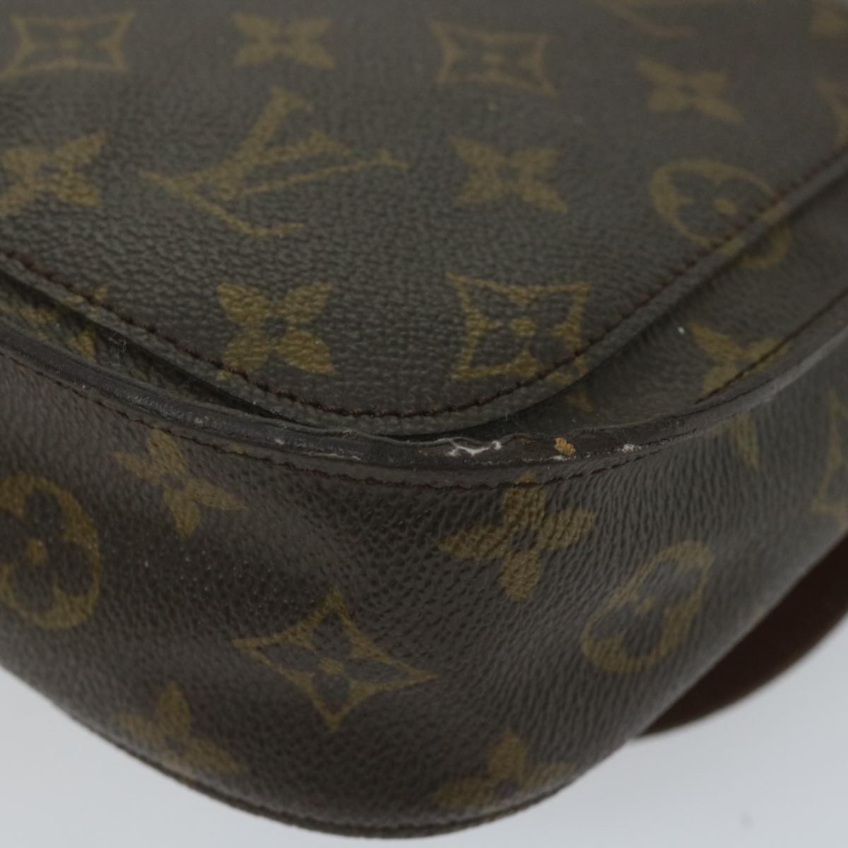 LOUIS VUITTON Monogram Saint Cloud MM Shoulder Bag M51243 LV Auth 56824