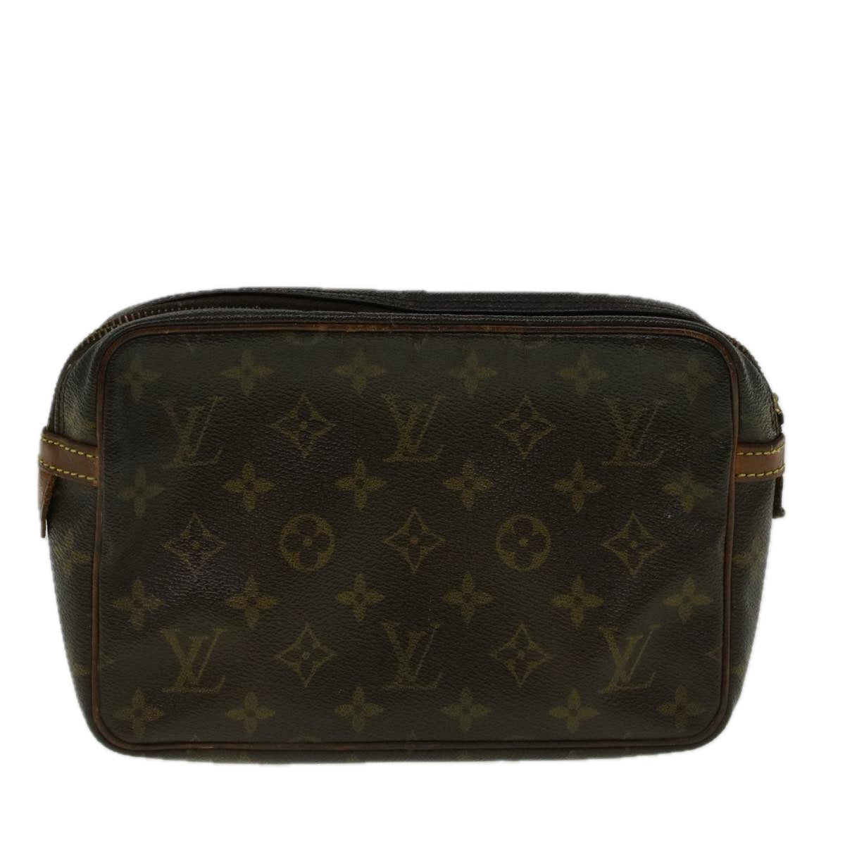 LOUIS VUITTON Monogram Compiegne 23 Clutch Bag M51847 LV Auth 56825