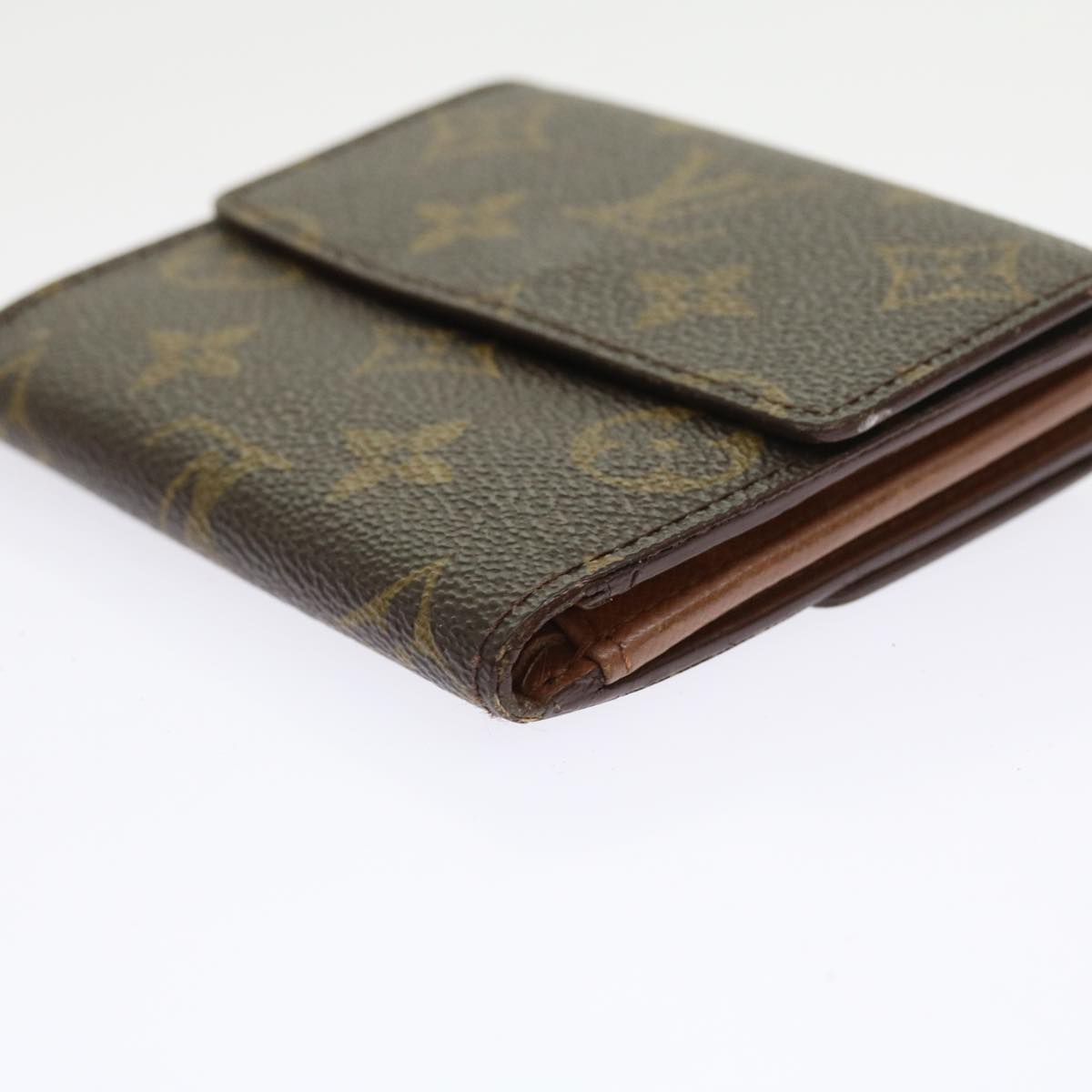 LOUIS VUITTON Monogram Portefeuille Elise Wallet M61654 LV Auth 56832