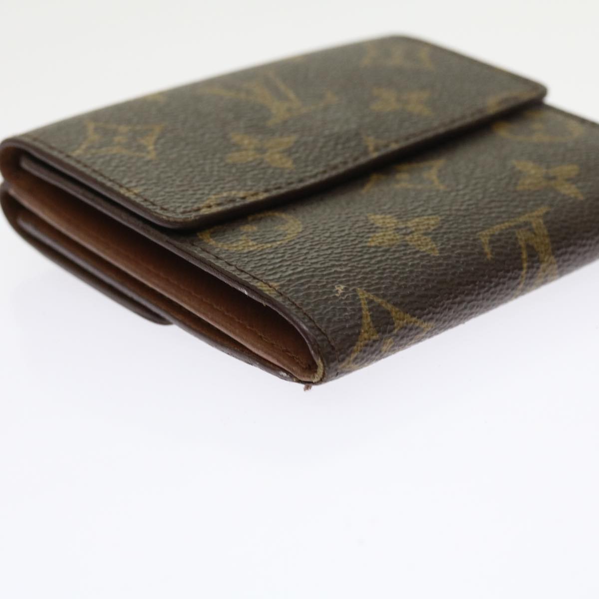 LOUIS VUITTON Monogram Portefeuille Elise Wallet M61654 LV Auth 56832