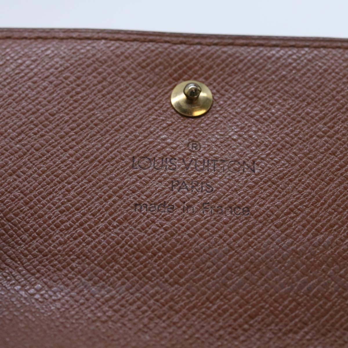 LOUIS VUITTON Monogram Portefeuille Elise Wallet M61654 LV Auth 56832