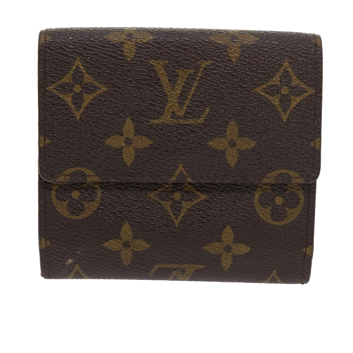 LOUIS VUITTON Monogram Portefeuille Elise Wallet M61654 LV Auth 56832