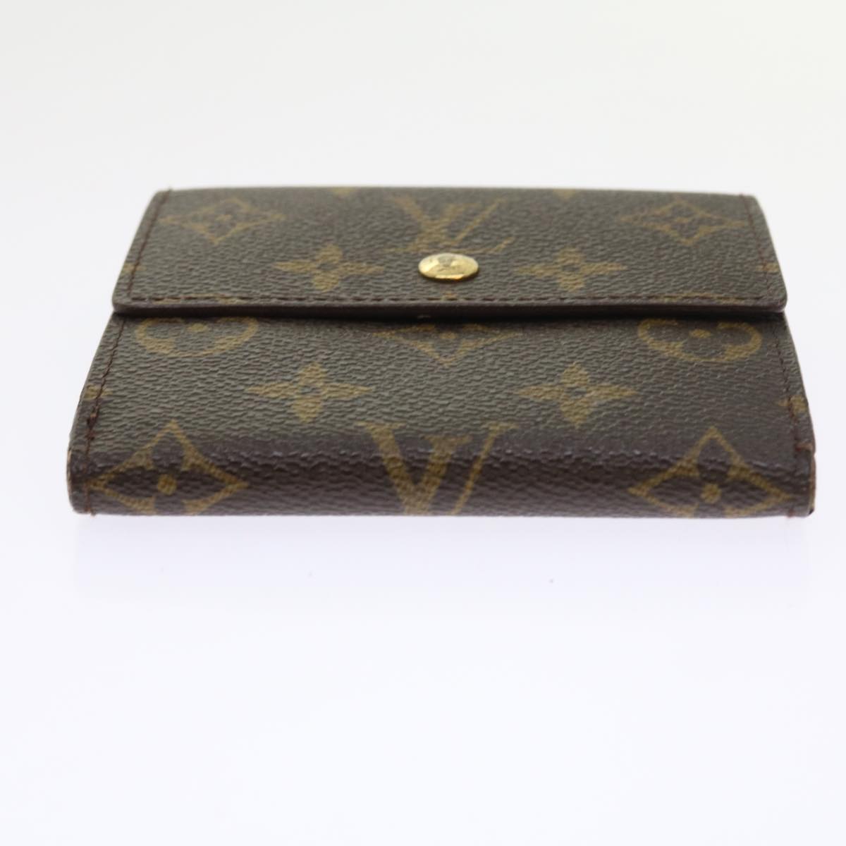 LOUIS VUITTON Monogram Portefeuille Elise Wallet M61654 LV Auth 56832