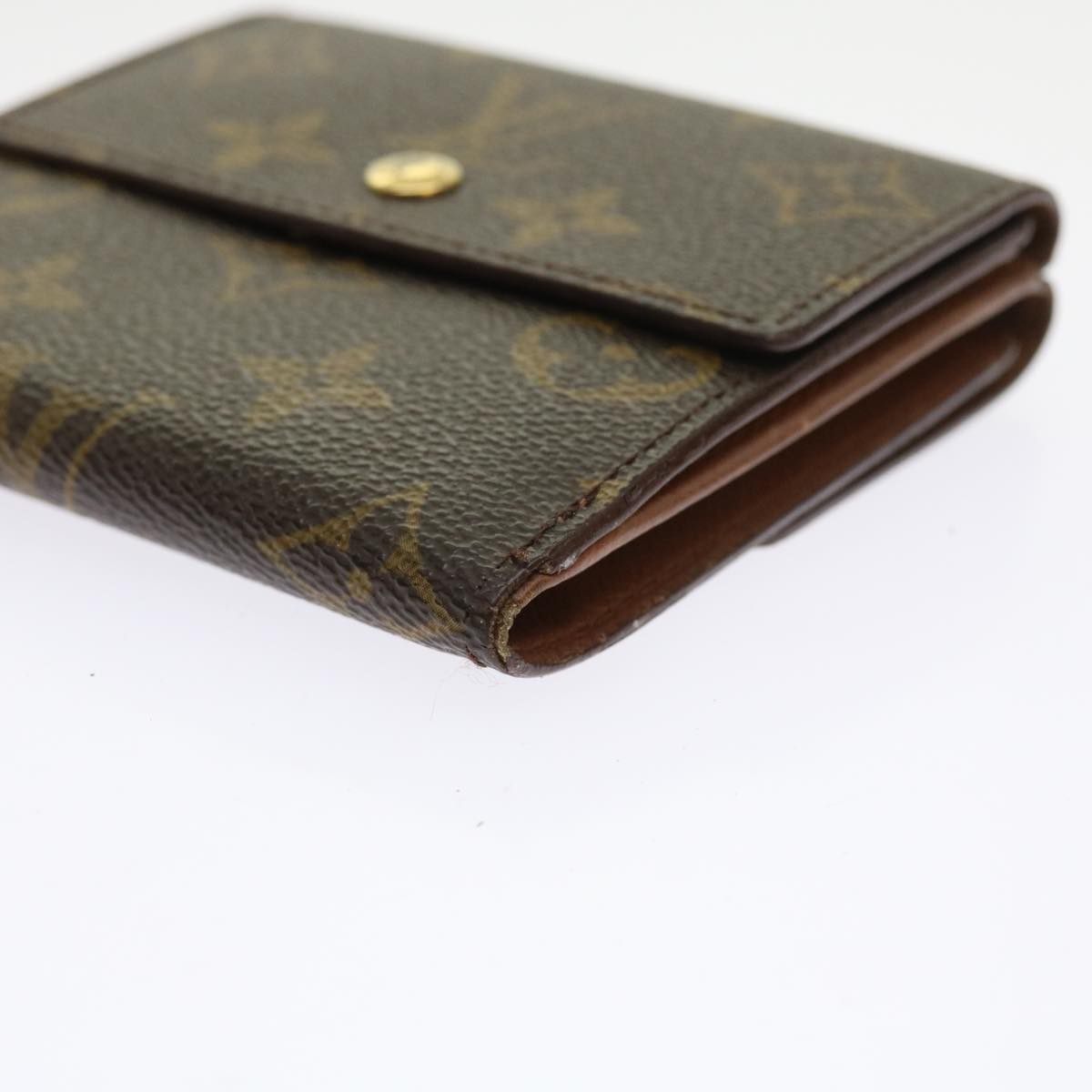 LOUIS VUITTON Monogram Portefeuille Elise Wallet M61654 LV Auth 56832