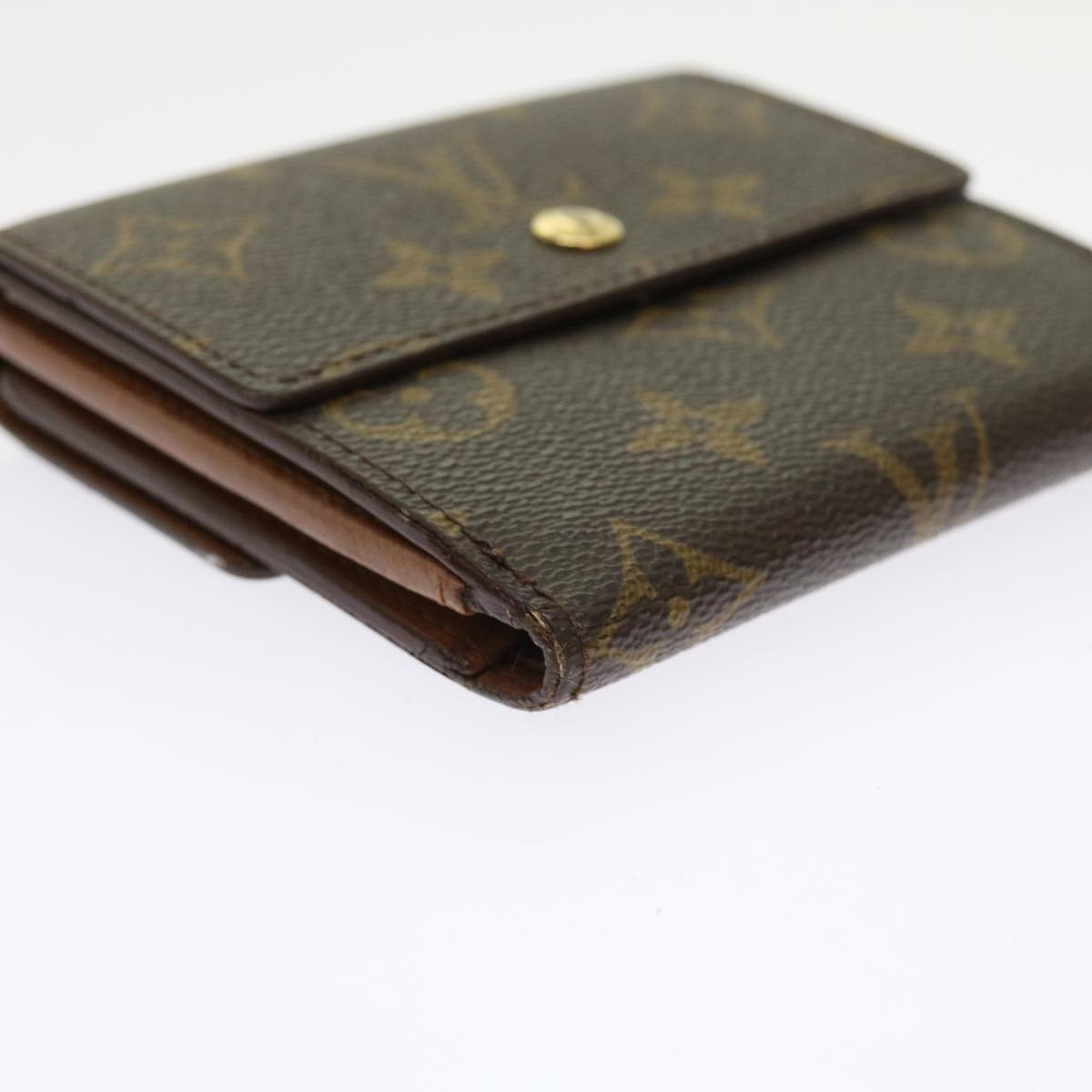 LOUIS VUITTON Monogram Portefeuille Elise Wallet M61654 LV Auth 56832