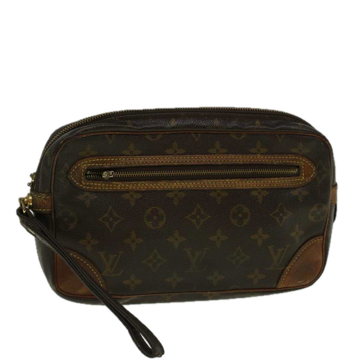 LOUIS VUITTON Monogram Marly Dragonne GM Clutch Bag M51825 LV Auth 56834