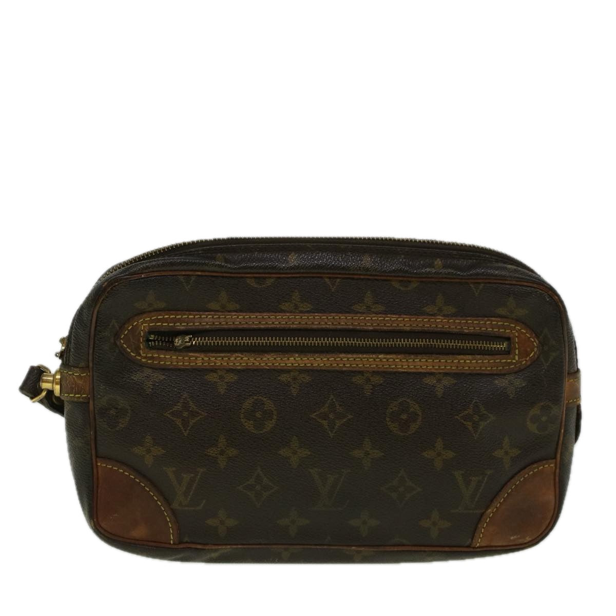 LOUIS VUITTON Monogram Marly Dragonne GM Clutch Bag M51825 LV Auth 56834