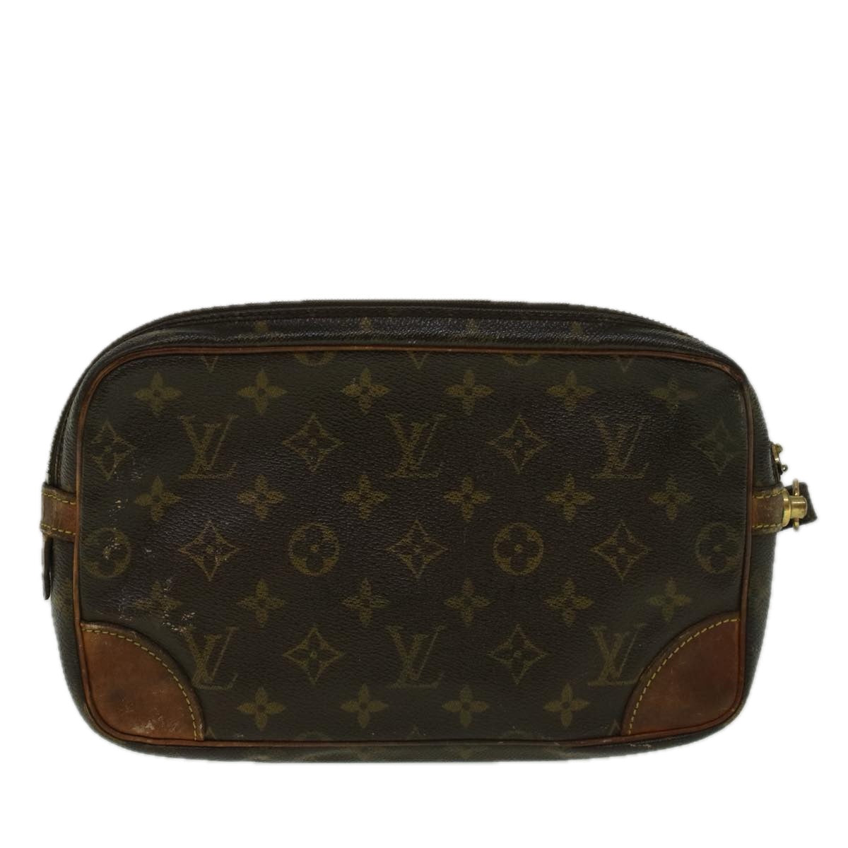 LOUIS VUITTON Monogram Marly Dragonne GM Clutch Bag M51825 LV Auth 56834