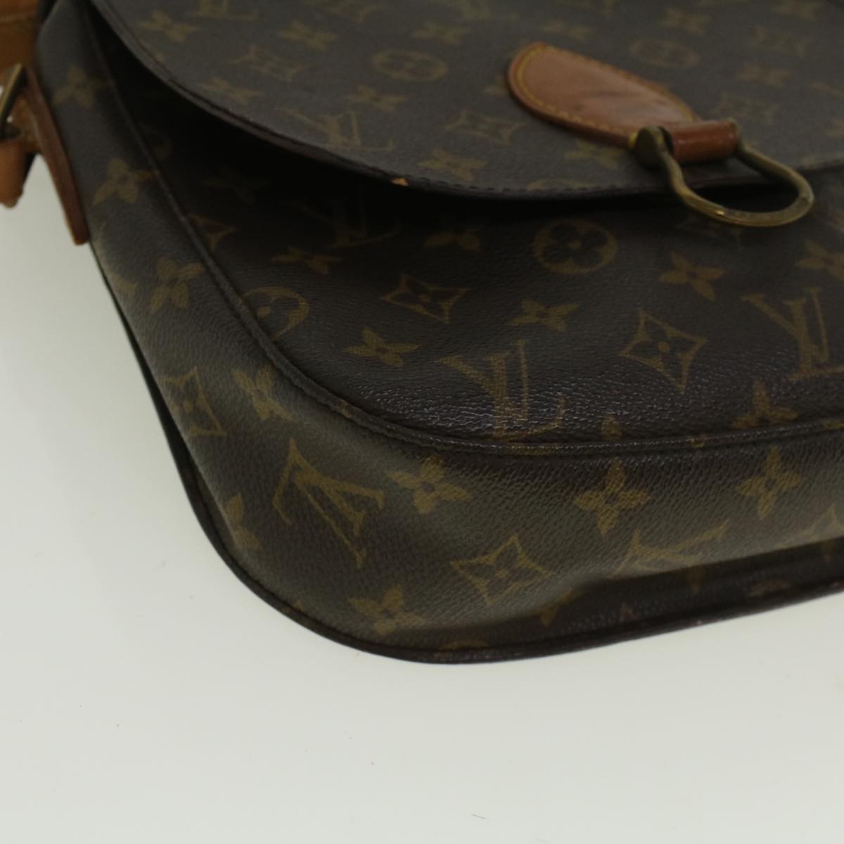 LOUIS VUITTON Monogram Saint Cloud GM Shoulder Bag M51242 LV Auth 56851