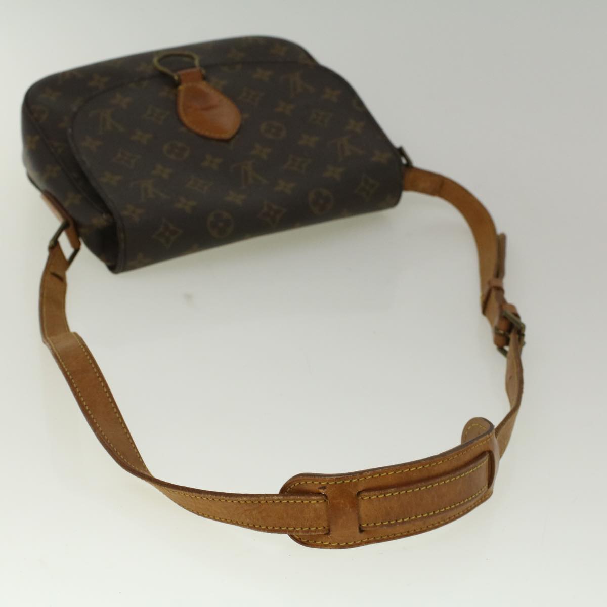 LOUIS VUITTON Monogram Saint Cloud GM Shoulder Bag M51242 LV Auth 56851