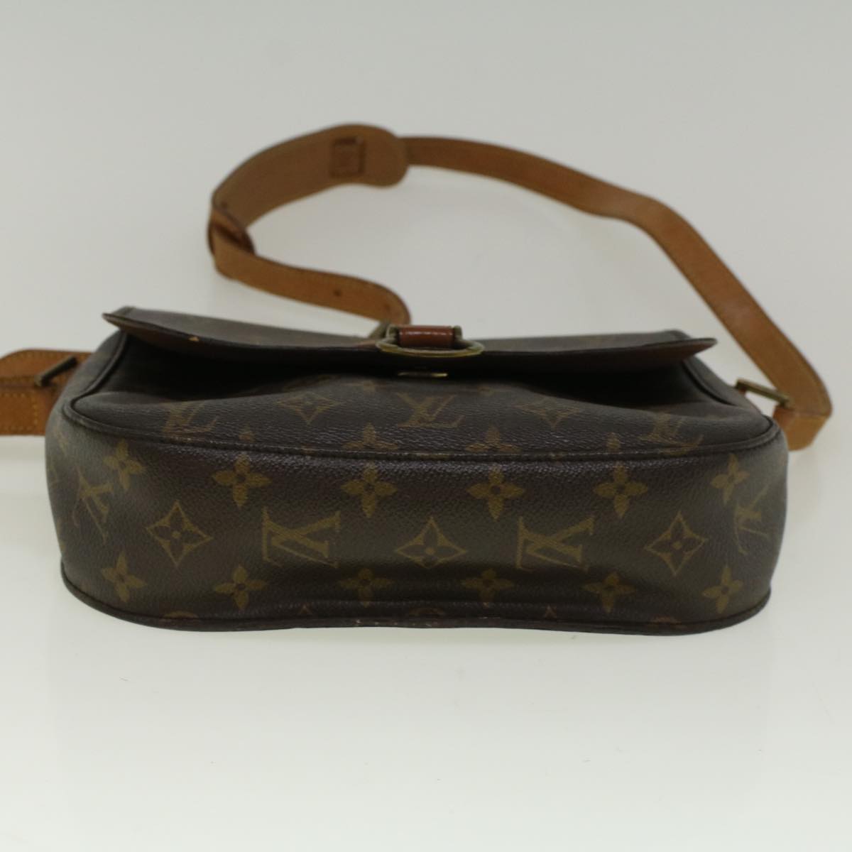 LOUIS VUITTON Monogram Saint Cloud GM Shoulder Bag M51242 LV Auth 56851