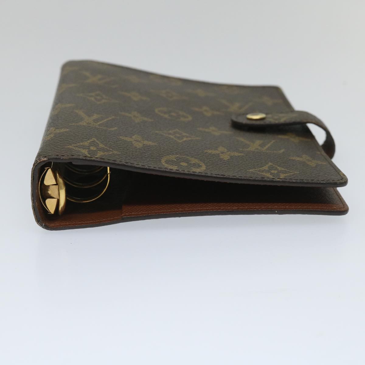 LOUIS VUITTON Monogram Agenda MM Day Planner Cover R20105 LV Auth 56894