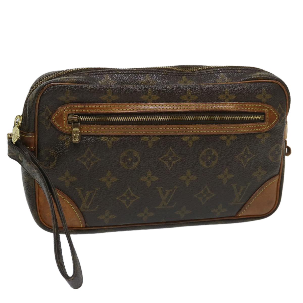 LOUIS VUITTON Monogram Marly Dragonne GM Clutch Bag M51825 LV Auth 56925