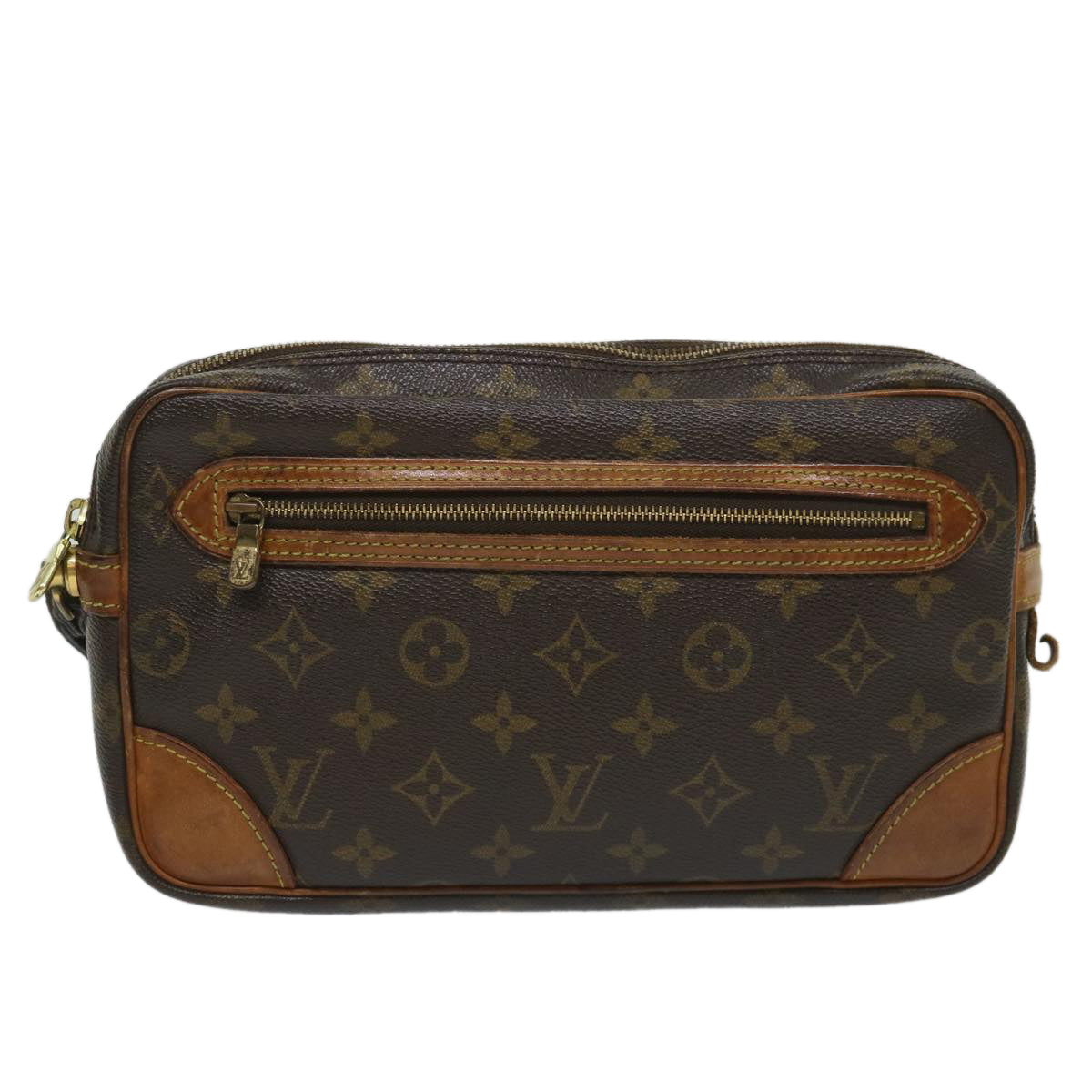 LOUIS VUITTON Monogram Marly Dragonne GM Clutch Bag M51825 LV Auth 56925