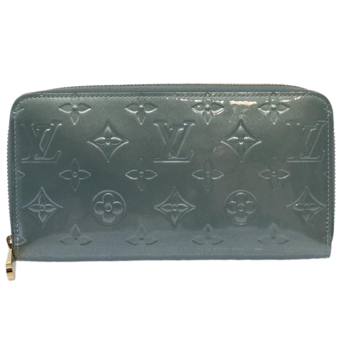LOUIS VUITTON Monogram Vernis Zippy Wallet Long Wallet Jivre M91565 Auth 57160SM