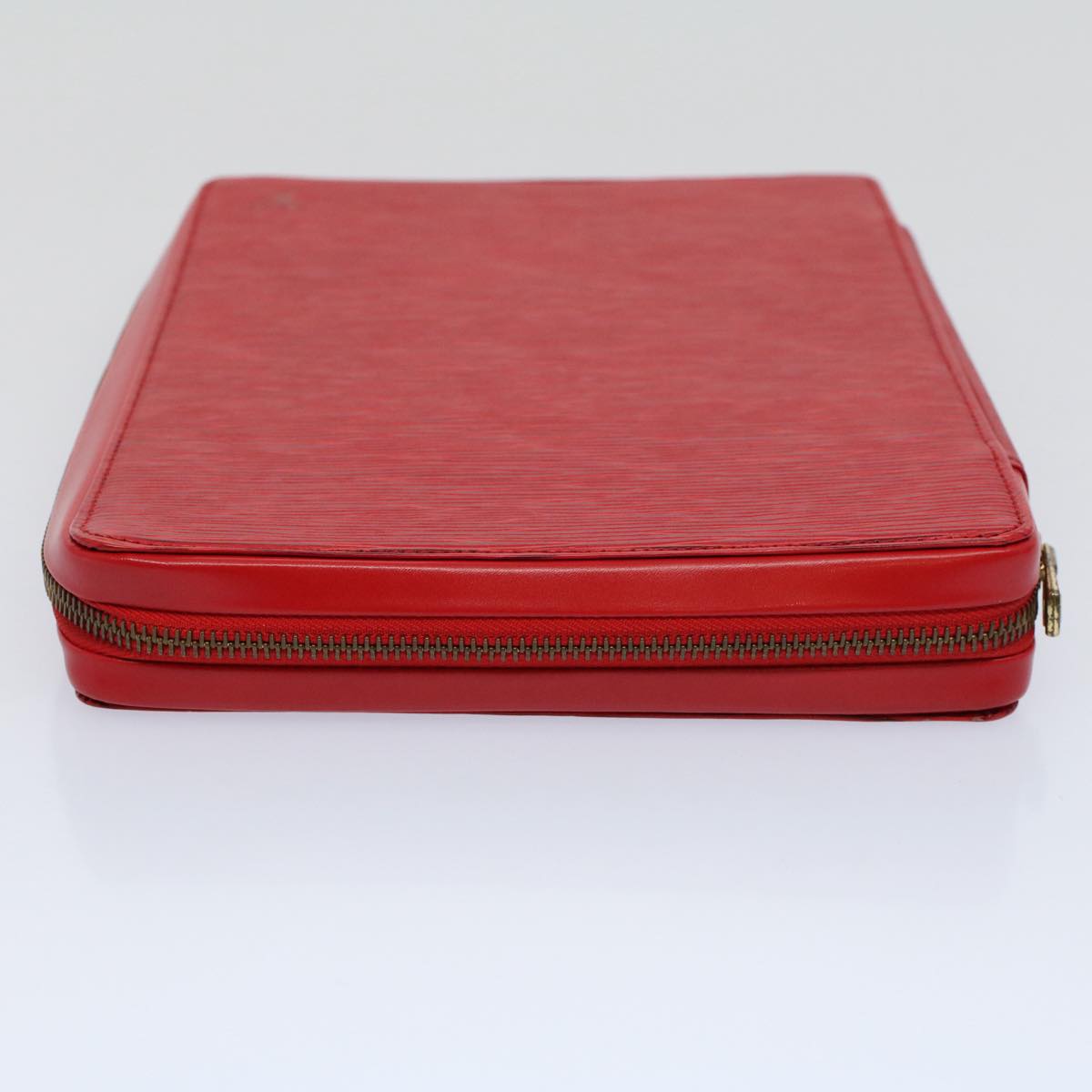 LOUIS VUITTON Epi Agenda Voyage Day Planner Cover Red LV Auth 57198