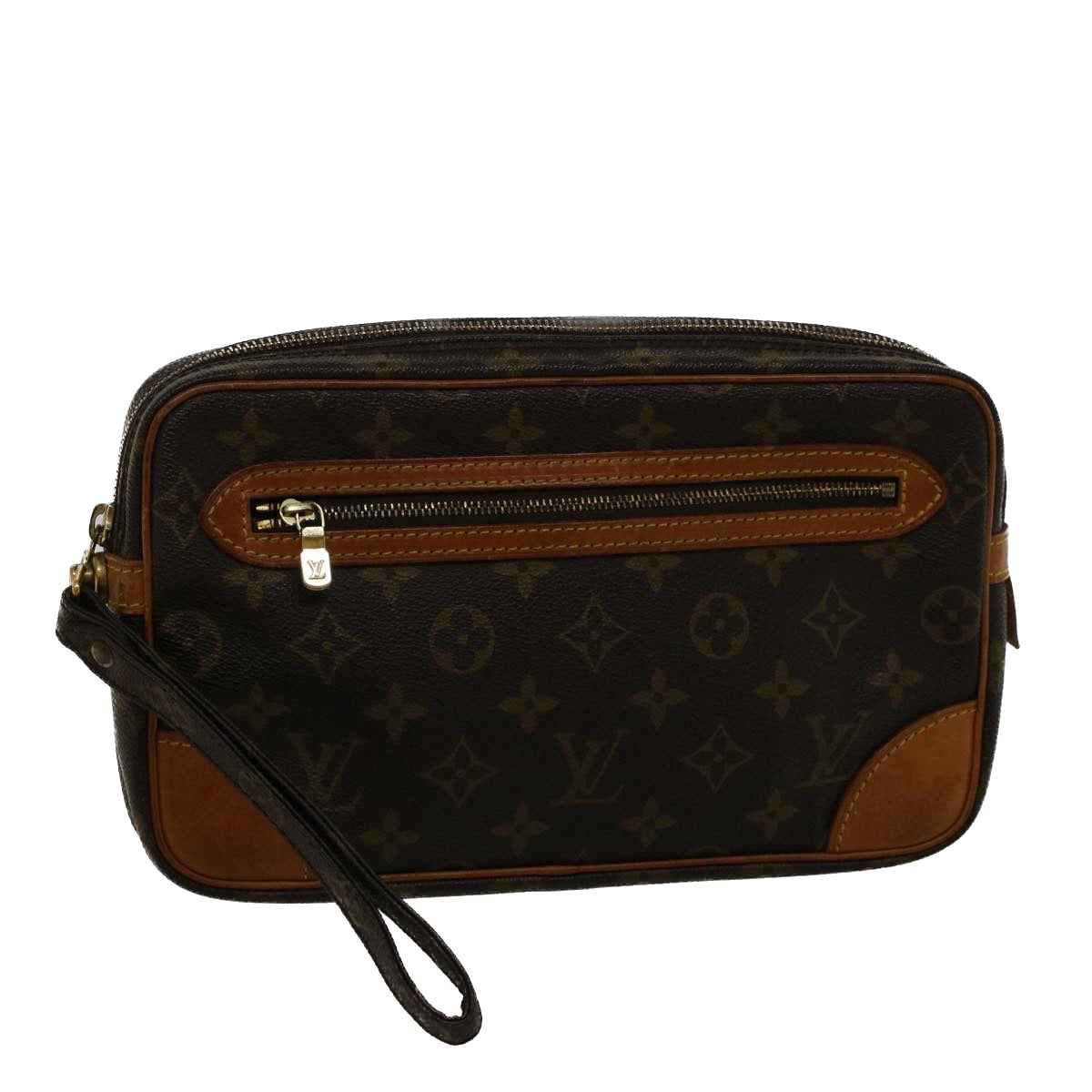 LOUIS VUITTON Monogram Marly Dragonne GM Clutch Bag M51825 LV Auth 57400