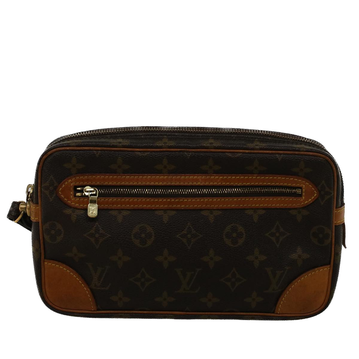 LOUIS VUITTON Monogram Marly Dragonne GM Clutch Bag M51825 LV Auth 57400