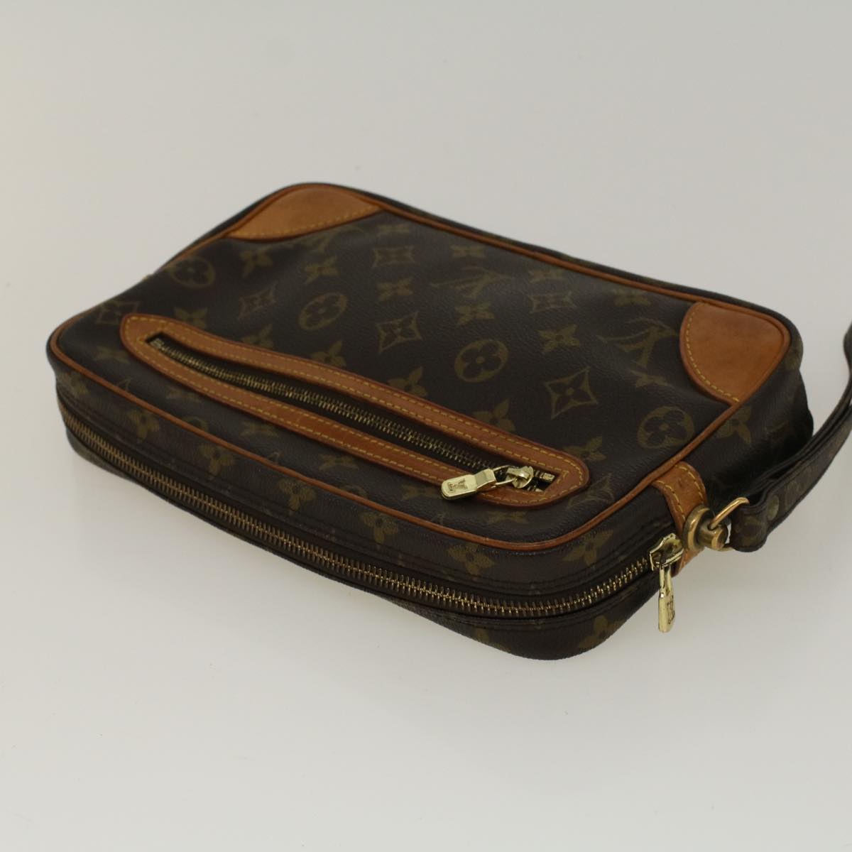 LOUIS VUITTON Monogram Marly Dragonne GM Clutch Bag M51825 LV Auth 57400