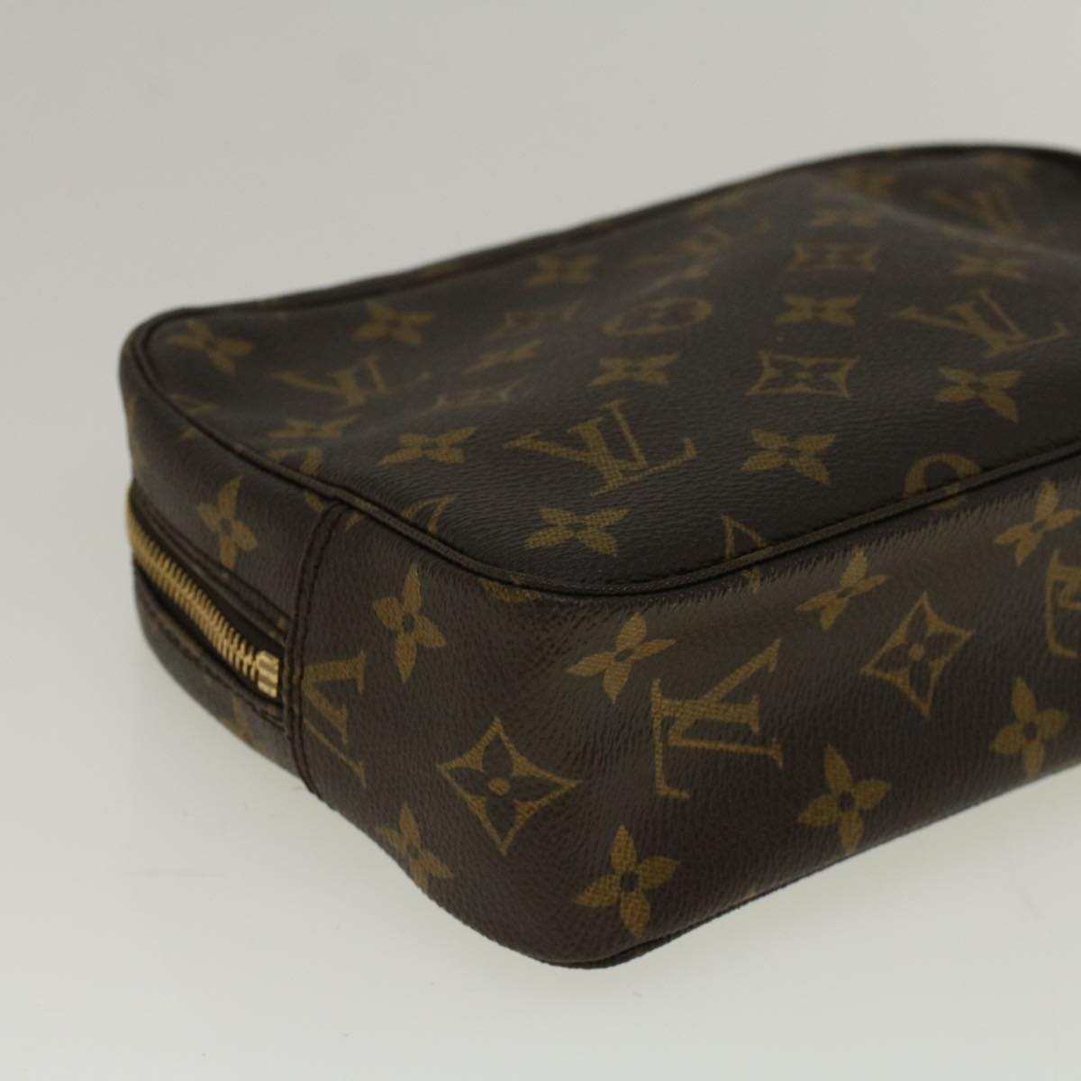 LOUIS VUITTON Monogram Trousse Toilette 23 Clutch Bag M47524 LV Auth 57405