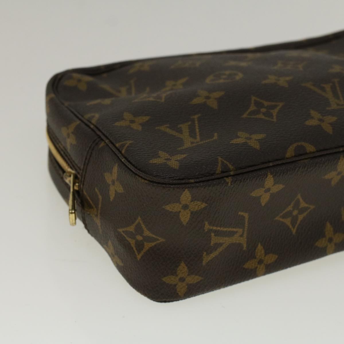 LOUIS VUITTON Monogram Trousse Toilette 23 Clutch Bag M47524 LV Auth 57405