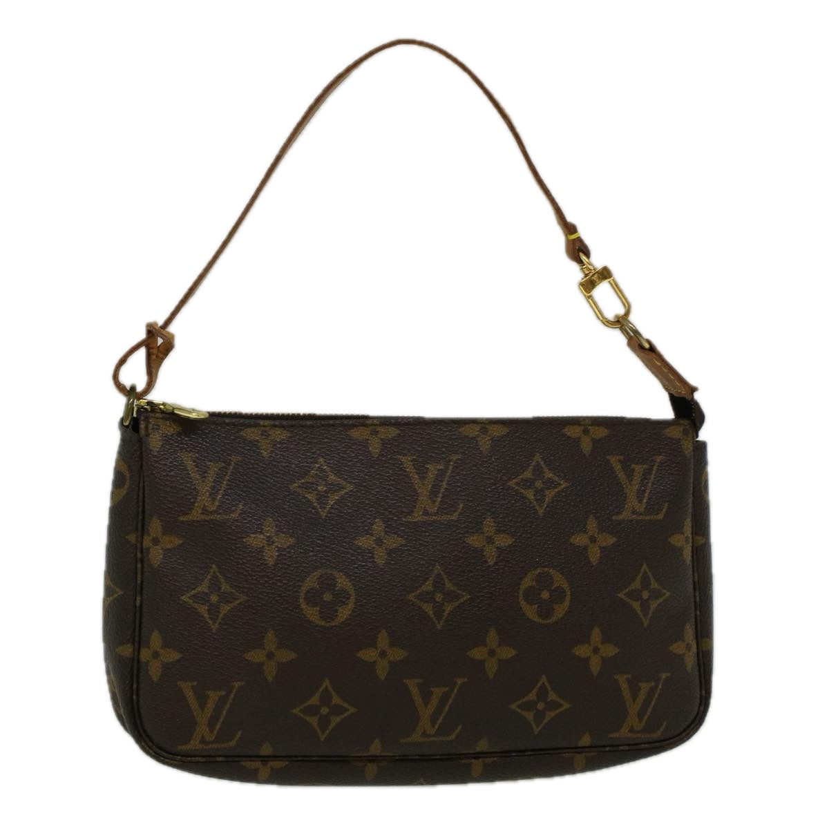 LOUIS VUITTON Monogram Pochette Accessoires Pouch M51980 LV Auth 57413